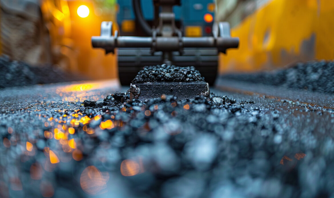 Road construction in progress